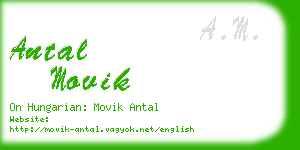 antal movik business card